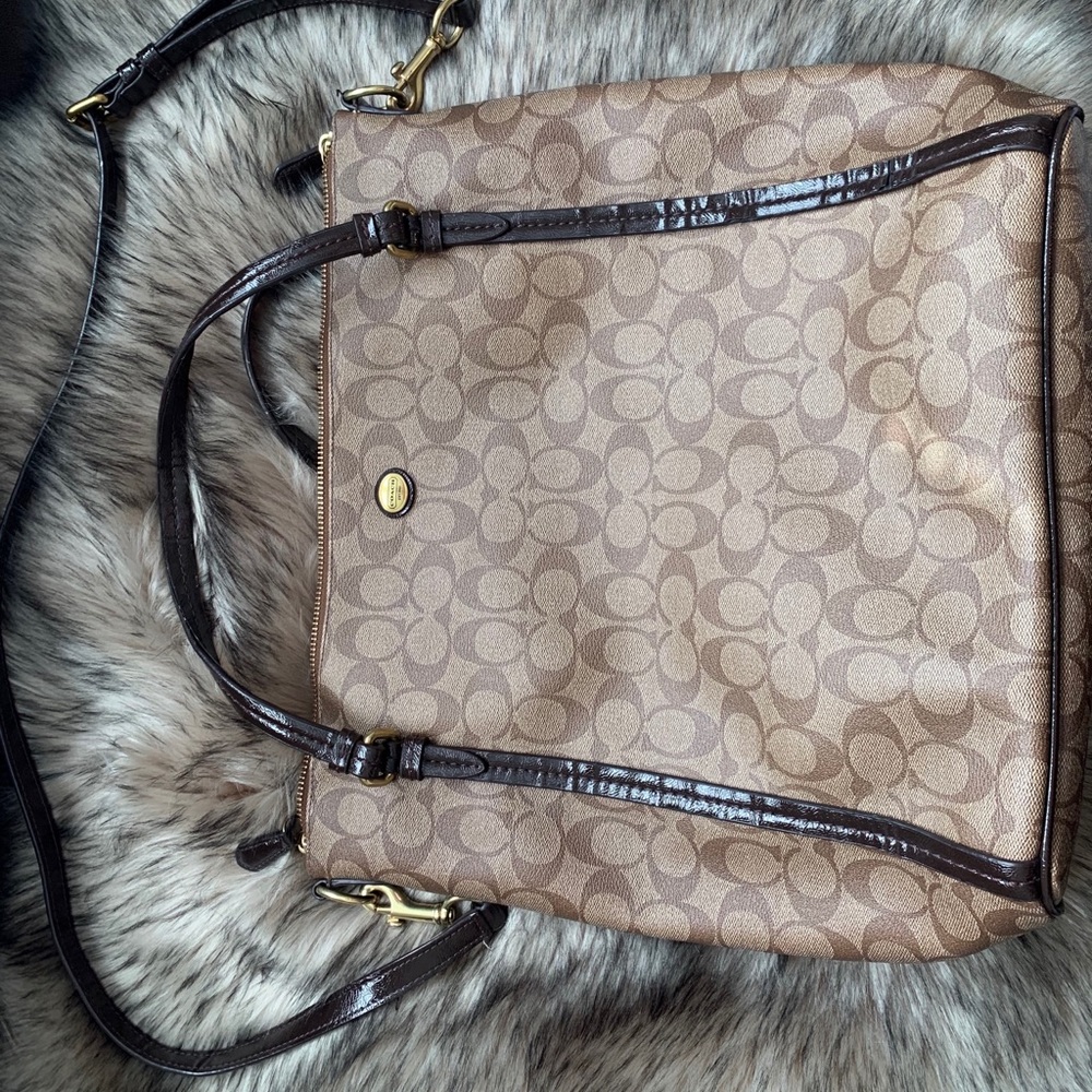 Large Coach Crossbody Purse